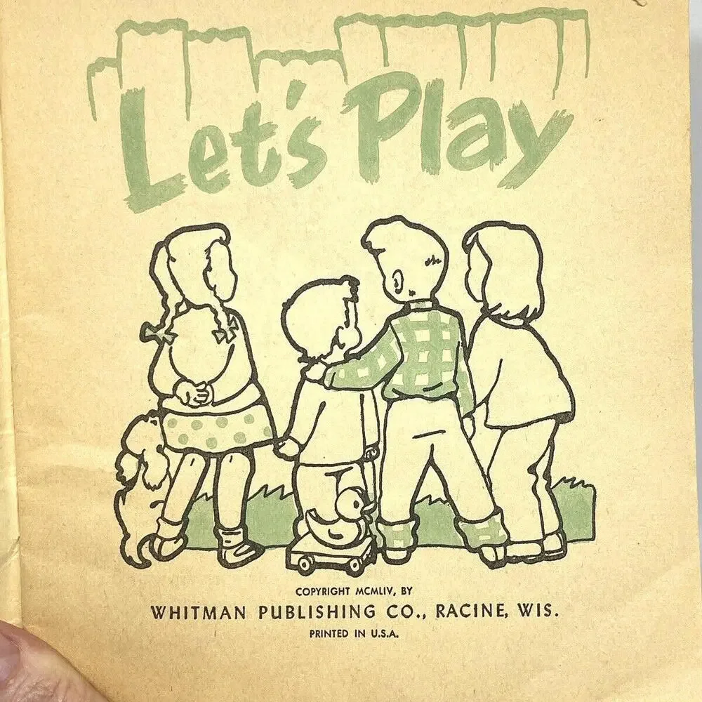 Vintage 1950s Activity Books‎ Whitman Golden Easter Dot To Dot LOT of 6